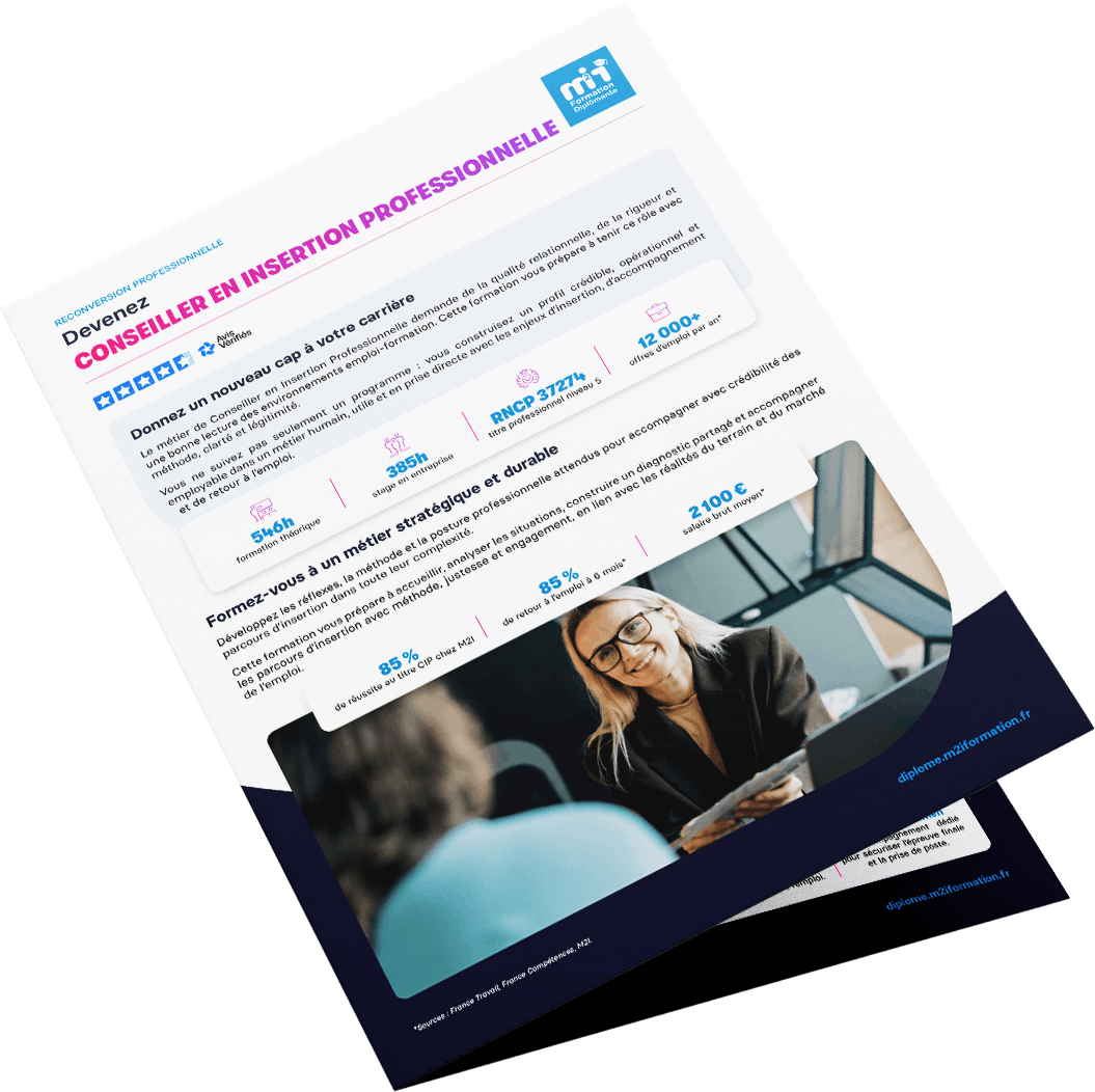 M2i Conseiller en Insertion Professionnelle